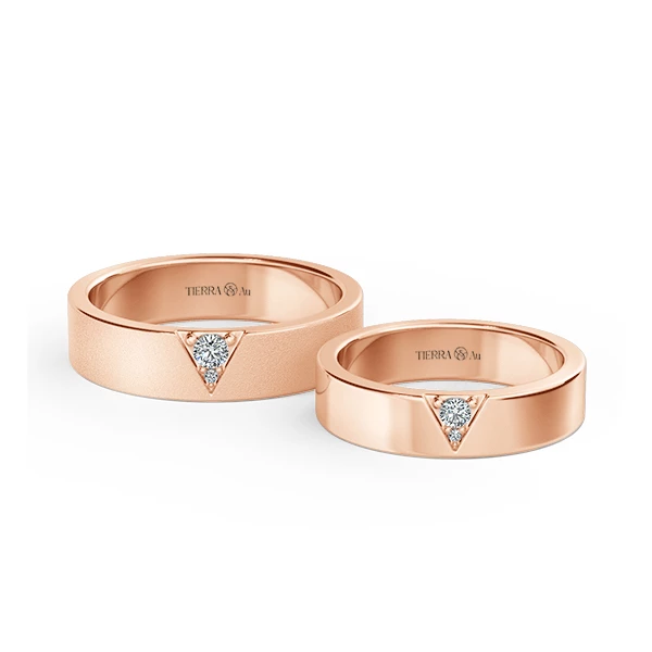 Modern Wedding Band Set NCC2003 1